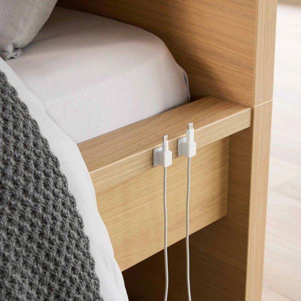 Fehér fém rendszerező szett 5 db-os kábelekhez Smart – YAMAZAKI-image-2