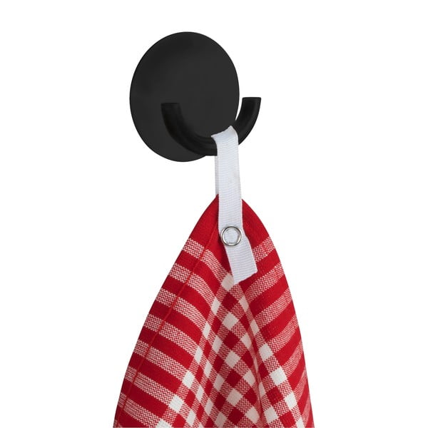 Öntapadós rozsdamentes acél akasztó Rondo – Wenko-image-2