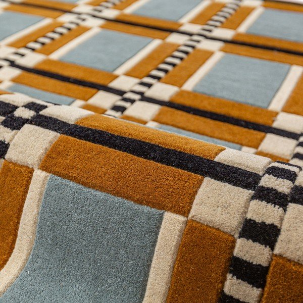 Kézi szövésű gyapjú szőnyeg 140x200 cm Quadro Wool – Flair Rugs-image-3