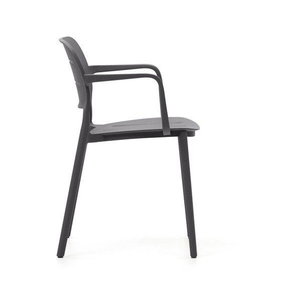 Szürke műanyag kerti szék Morella – Kave Home-image-4