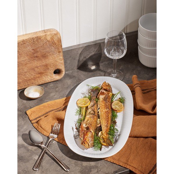 Porcelán tálca 22,5x40 cm Hammershøi – Kähler Design-image-2