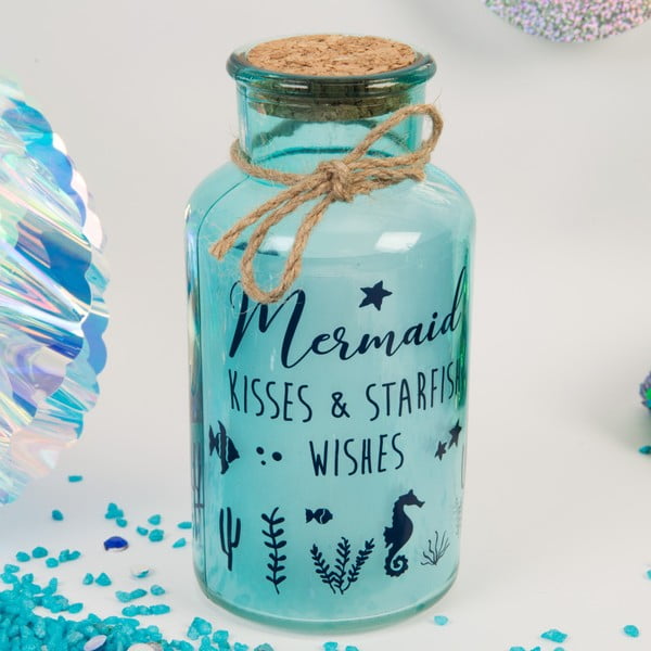 Mermaid Tales Starfish Kisses dekorációs LED világító palack - Now or Never