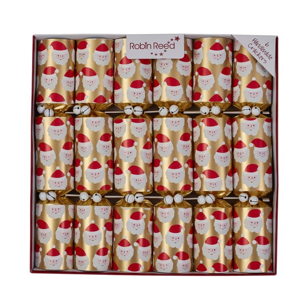 Karácsonyi cracker szett 6 db-os Racing Santa – Robin Reed