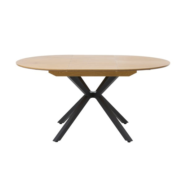 Kerek bővíthető étkezőasztal hosszabbító asztallappal ø 120 cm Cesura – Unique Furniture-image-1
