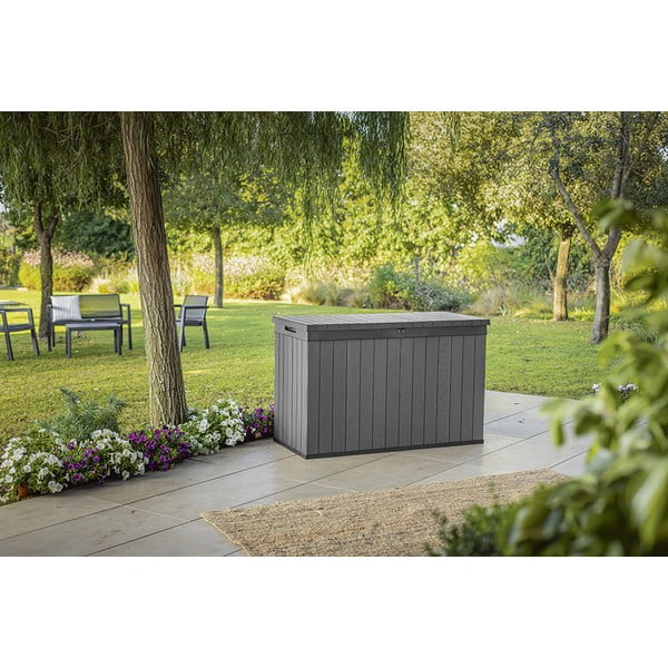 Szürke kerti tárolódoboz Darwin – Keter-image-2