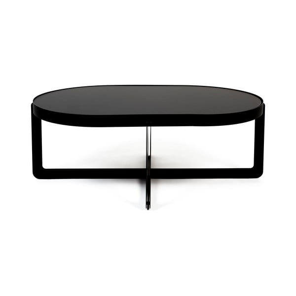 Fekete dohányzóasztal 68x102 cm Centre – Zuiver-image-1