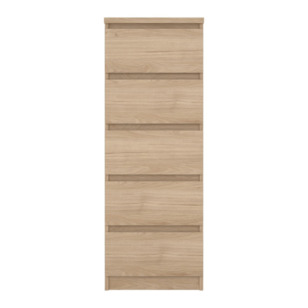 Natúr színű komód tölgyfa dekorral 40x111x50 cm Naia Tvilum