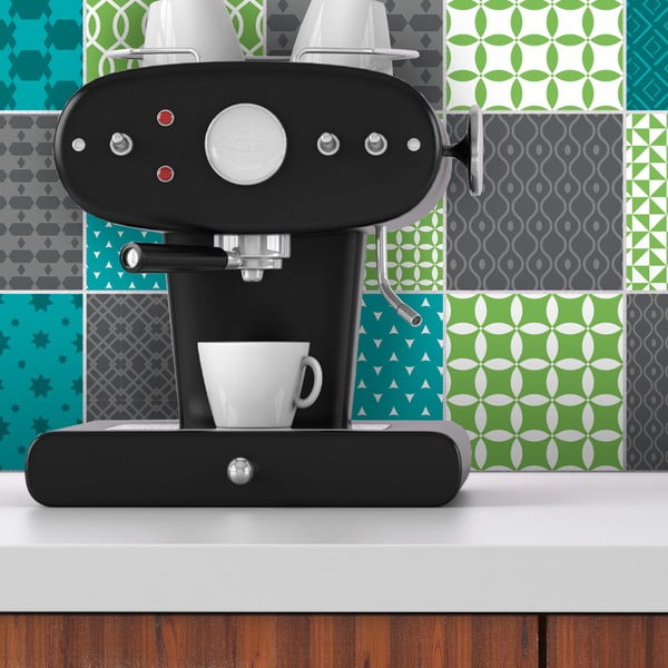 Sofia 15 részes dekorációs falmatrica szett, 15 x 15 cm - Ambiance-image-3