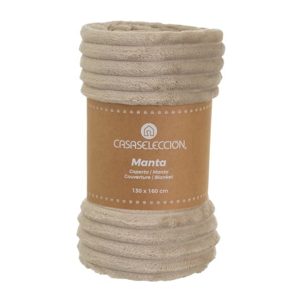 Barna mikroplüss takaró 130x160 cm Fur Velvet – Casa Selección-image-4