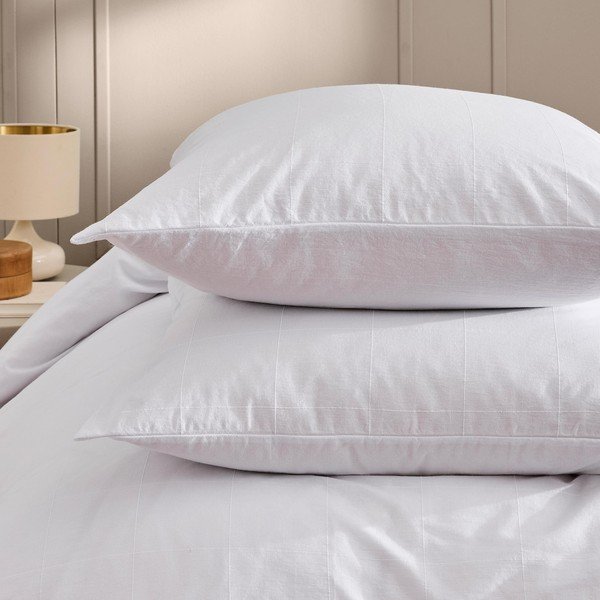 Fehér kétszemélyes-hosszabbított ágyneműhuzat 240x220 cm Linella – douceur d'intérieur-image-3