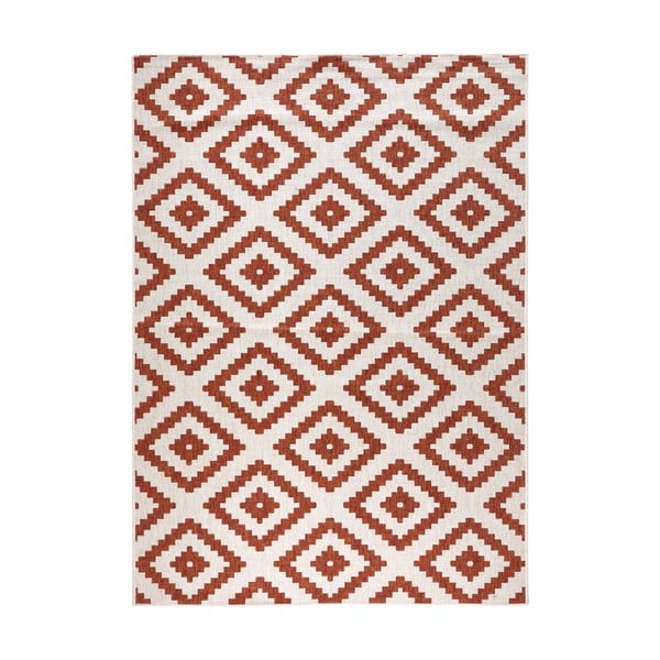 Malta barna-krémszínű kültéri szőnyeg, 160 x 230 cm - NORTHRUGS