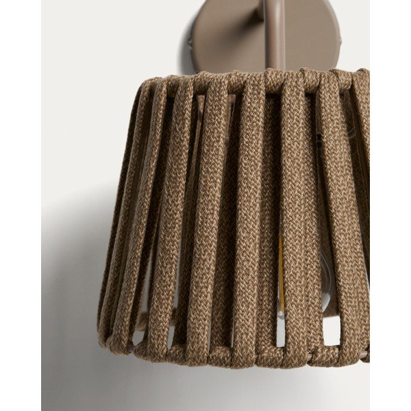 Napelemes LED fali kültéri lámpa (magasság 23 cm) Aldet – Kave Home-image-3