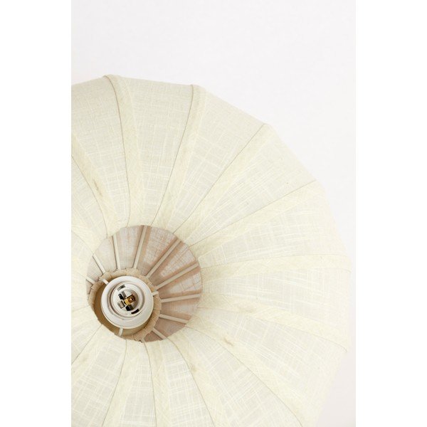 Krémszínű mennyezeti lámpa textil búrával ø 40 cm Zosia – Light & Living-image-1