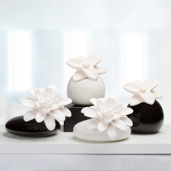 Fehér kerámia párologtató vanília illattal - Boles d´olor-image-3