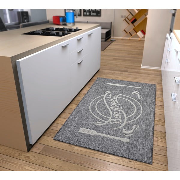 Szürkésbézs szőnyeg 92x150 cm Cucina – Hanse Home-image-1