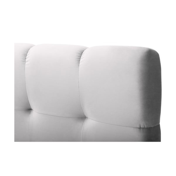 Világosszürke boxspring ágy tárolóhellyel 160x200 cm Bali – Cosmopolitan Design-image-4