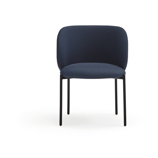 Sötétkék kárpitozott étkezőfotel szett 2 db-os Mogi – Teulat-image-1