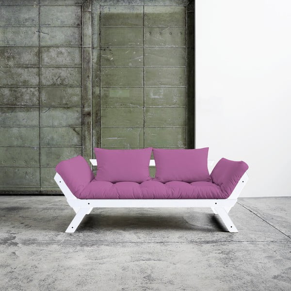 Bebop White/Taffy Pink állítható kanapé - Karup