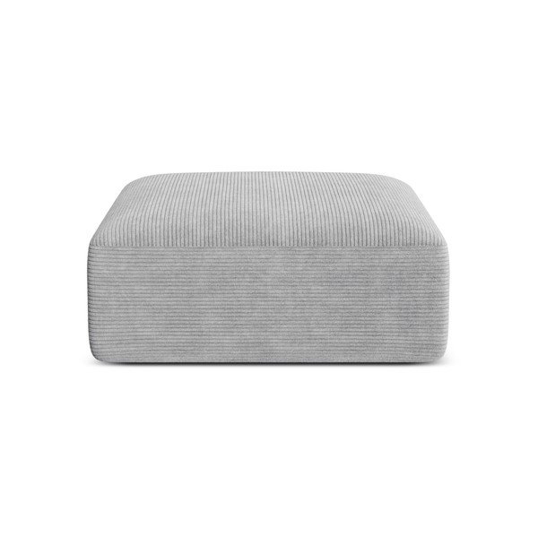 Világosszürke kordbársony lábtartó Campi – Cosmopolitan Design-image-1