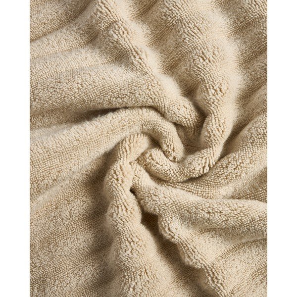 Bézs frottír pamut törölköző 50x90 cm Navira – Kave Home-image-4