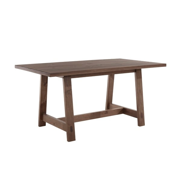 Barna borovi fenyő étkezőasztal 90x160 cm Derby – Støraa-image-1