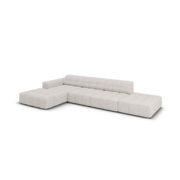 Világosszürke sarokkanapé (bal oldali) Chicago – Cosmopolitan Design-image-4