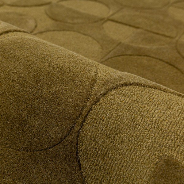 Sötétzöld kézi szövésű gyapjú szőnyeg 160x230 cm Gigi – Flair Rugs-image-3