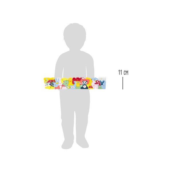 ABC puzzle fából - Legler-image-1