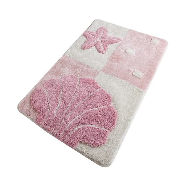 Starfish Pink rózsaszín fürdőszobai kilépő, 60 x 100 cm - Confetti Bathmats