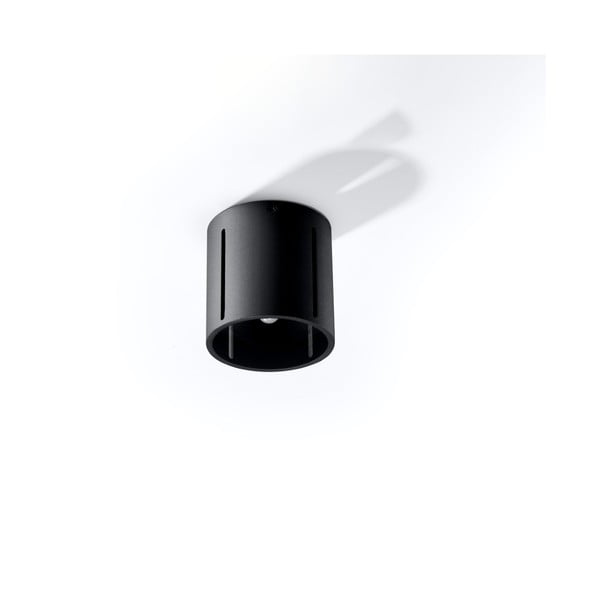 Fekete mennyezeti lámpa fém búrával Vulco – Nice Lamps