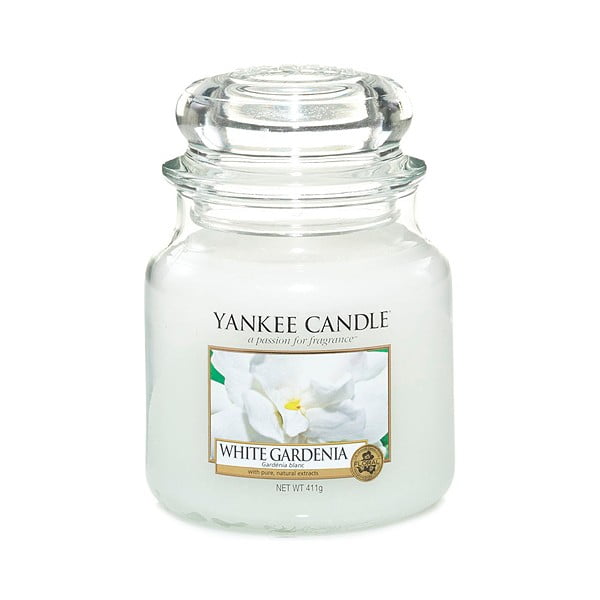 Illatos gyertya égési idő 65 ó White Gardenia – Yankee Candle