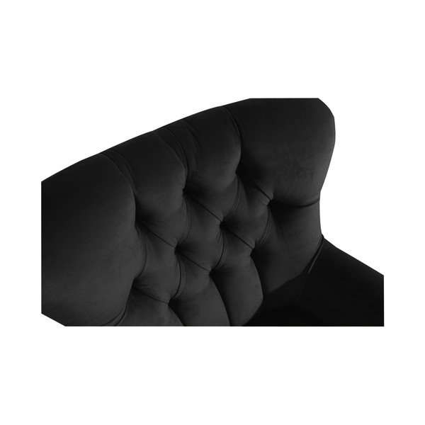 Brandon Suede fekete fotel - Max Winzer-image-1