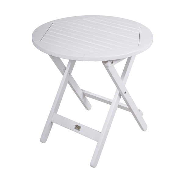 Eukaliptusz kerek kerti tárolóasztal ø 50 cm Mesa – Garden Pleasure