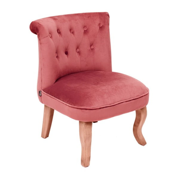 Vanity világos rózsaszín bársony fotel - Miloo Home