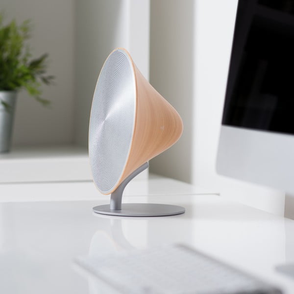 Halo barna-szürke nagyméretű bluetooth hangszóró - Gingko-image-1