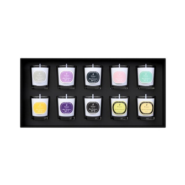 Exclusive 10 db-os gyertya szett, égési idő 8 óra - Parks Candles London-image-1
