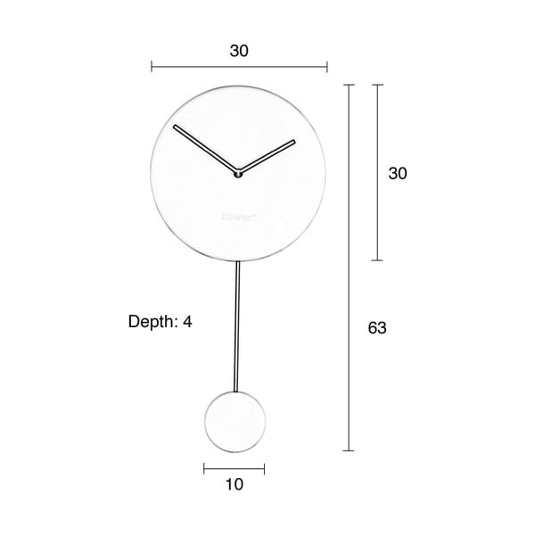 Fehér falióra - Zuiver-image-1