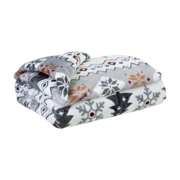 Mikroplüss takaró karácsonyi mintával 150x200 cm Magic Flake – My Home-image-1