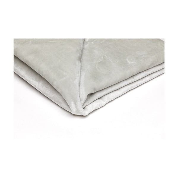 Világosszürke mikroplüss takaró, 150 x 200 cm - My House-image-1