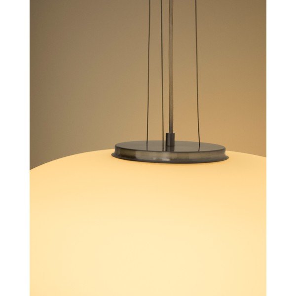 Fehér függőlámpa üveg búrával ø 50 cm Ardali – Kave Home-image-4