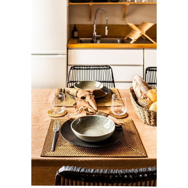 Rattan tányéralátét 40x30 cm - Tiseco Home Studio-image-3