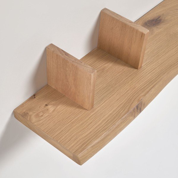 Rasha fali polc tölgyfa dekorral - Kave Home-image-2