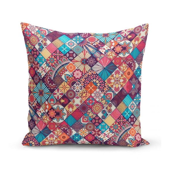 Párnahuzat szett 4 db-os 45x45 cm Mandala Tiles – Minimalist Cushion Covers-image-4