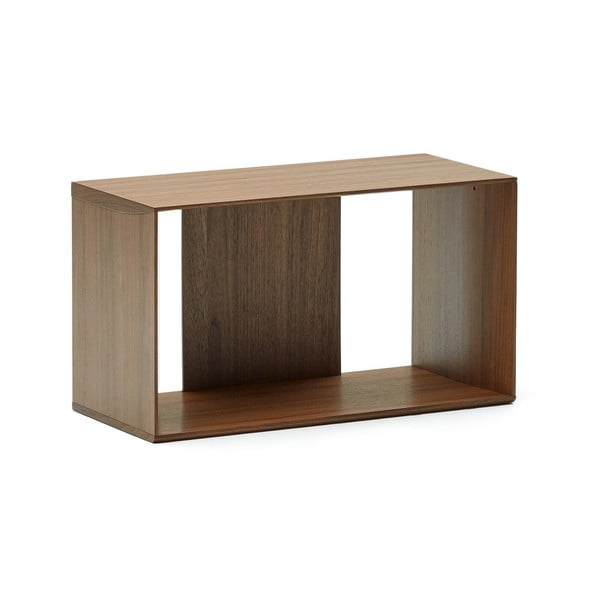 Natúr színű moduláris polcrendszer diófa dekorral 67x38 cm Litto – Kave Home-image-2