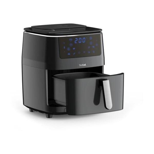 Fekete forrólevegős fritőz EASY FRY&GRILL STEAM+ FW201815 – Tefal-image-3