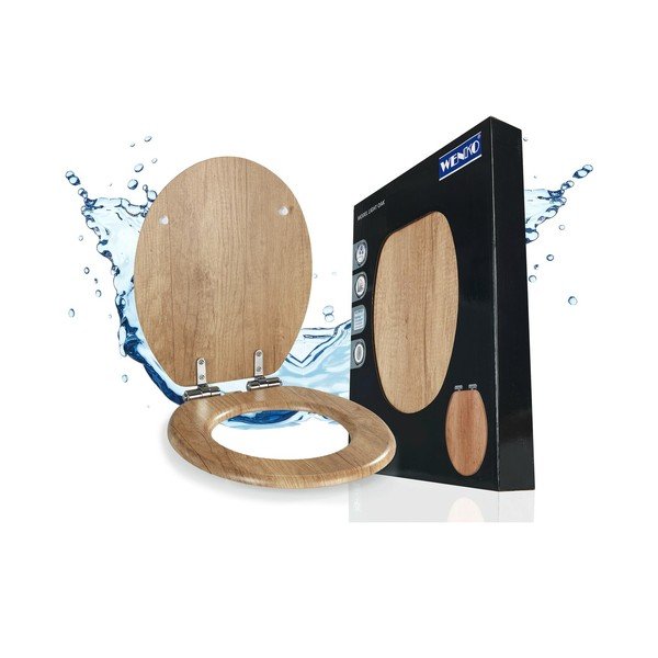 WC-ülőke automatikus záródással 37 x 43 cm Oak – Wenko