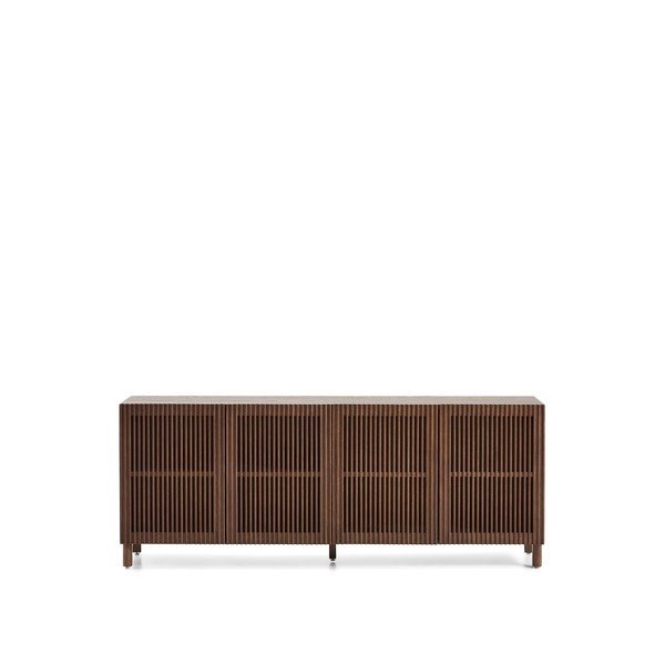 Sötétbarna komód diófa dekorral 181x71,5x42,5 cm Beyla – Kave Home-image-2