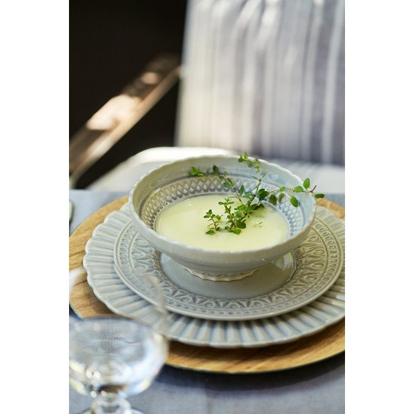 Cristal szürke agyagkerámia tál, ⌀ 18 cm - Costa Nova-image-1