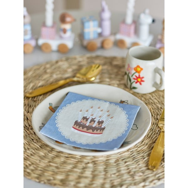 Papír szalvéta szett 20 db-os Oscar – Bloomingville Mini-image-1