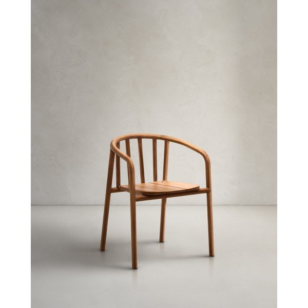 Natúr színű tömörfa kerti szék Turqueta – Kave Home-image-1